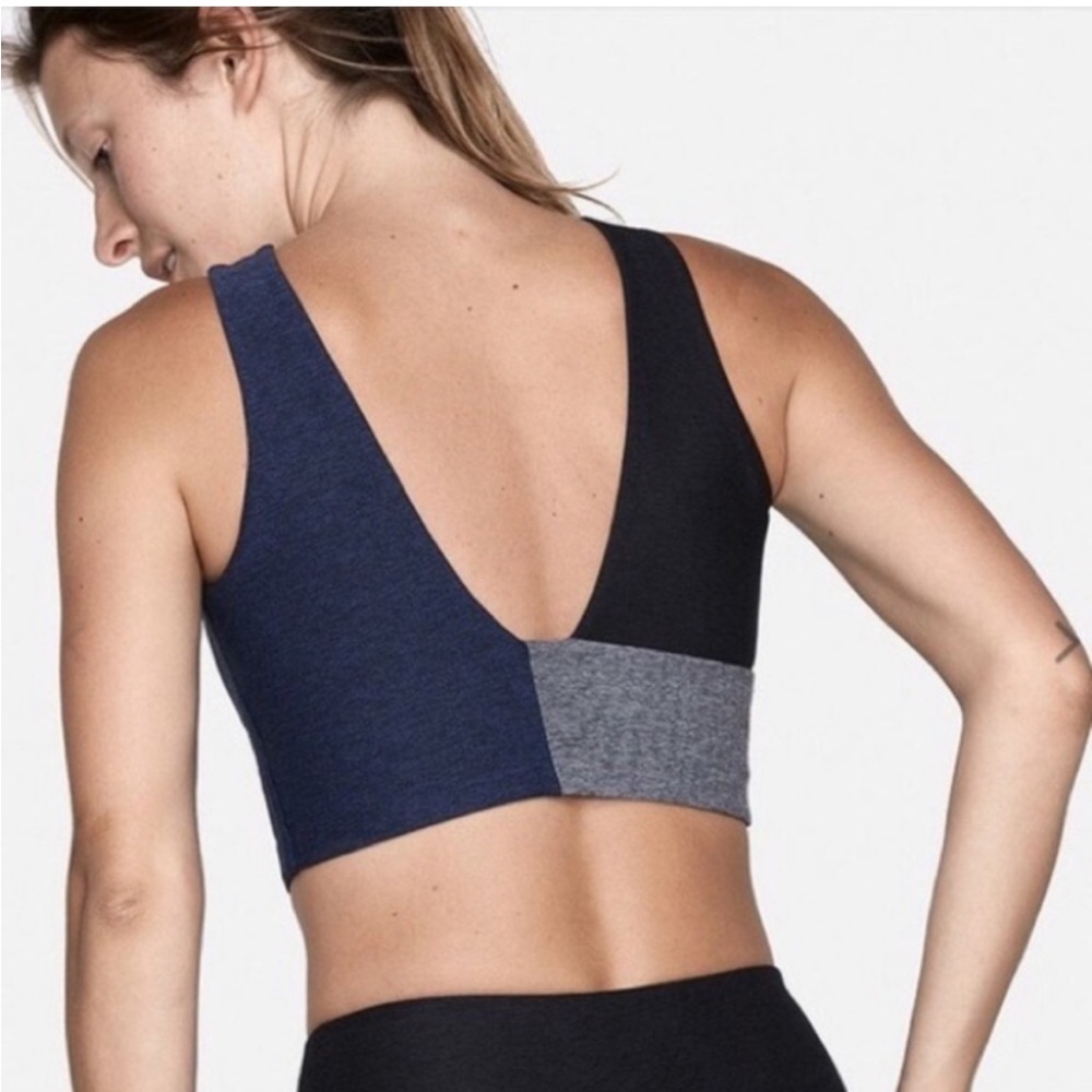 Outdoor Voices Venus Crop Top in Navy